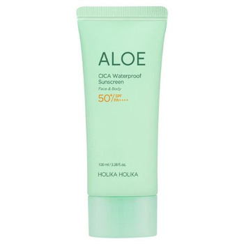 HOLIKA HOLIKA - Aloe CICA Waterproof Sunscreen SPF 50+ PA++++ - wodoodporny krem przeciwsłoneczny o działaniu kojącym i nawilżającym