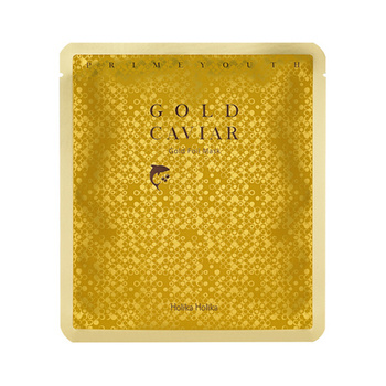 Holika Holika - Prime Youth Gold Caviar Gold Foil Mask 25g - odmładzająca maska w płachcie z kawiorem i złotem